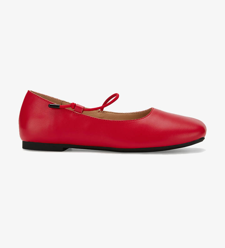 Lady Couture 0.75” Heel Emmy Flats in Red