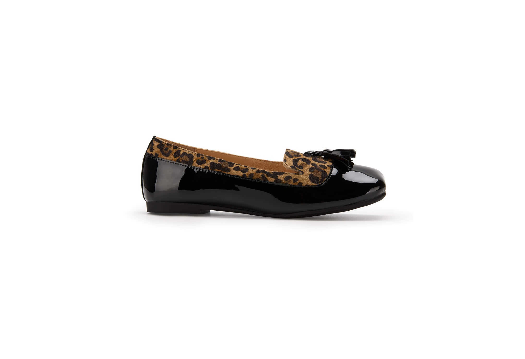 Leopard & Patent Black