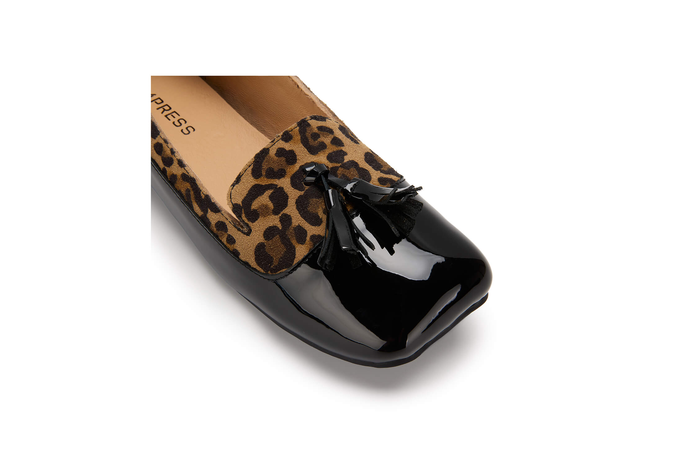 Leopard & Patent Black