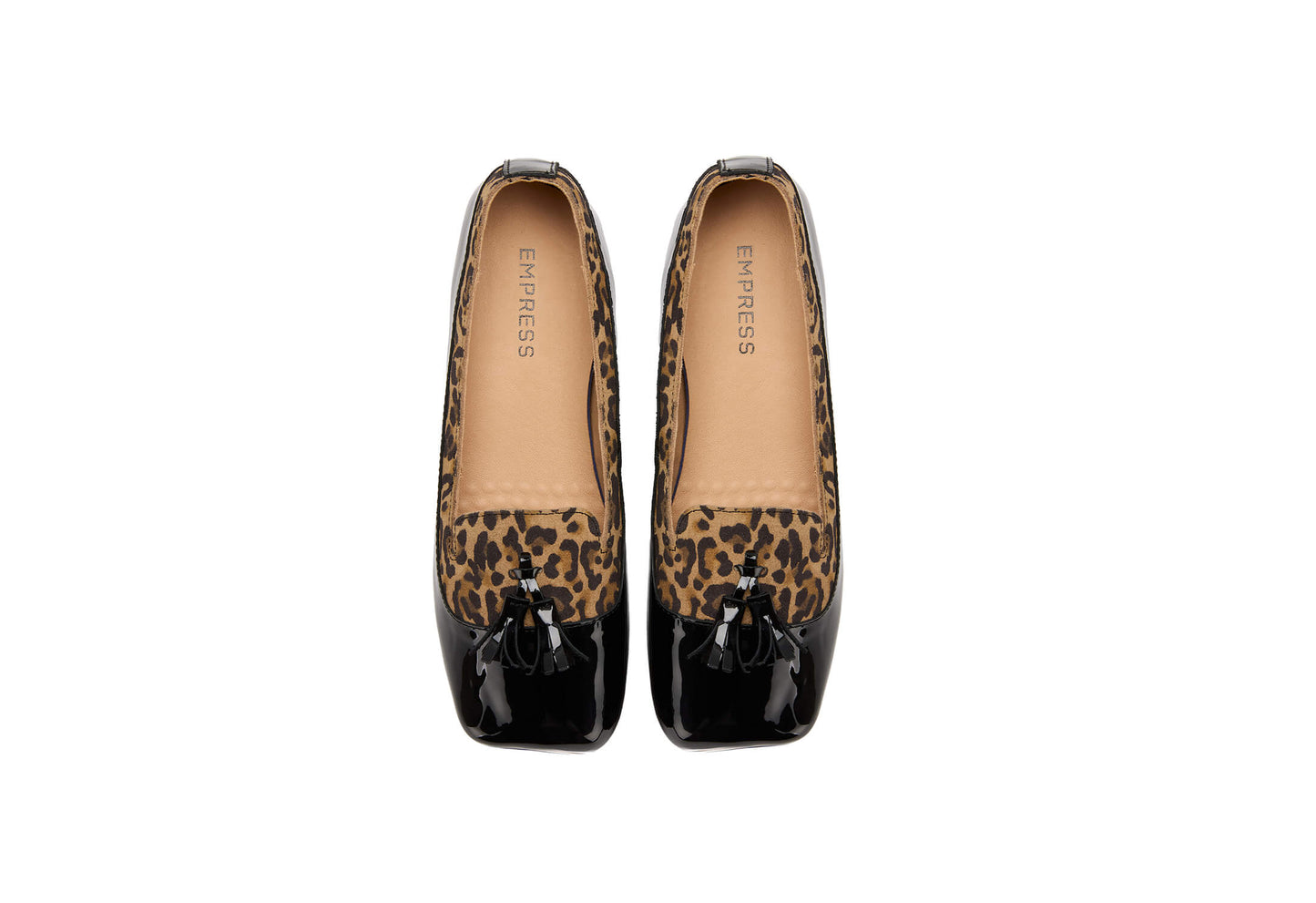 Leopard & Patent Black