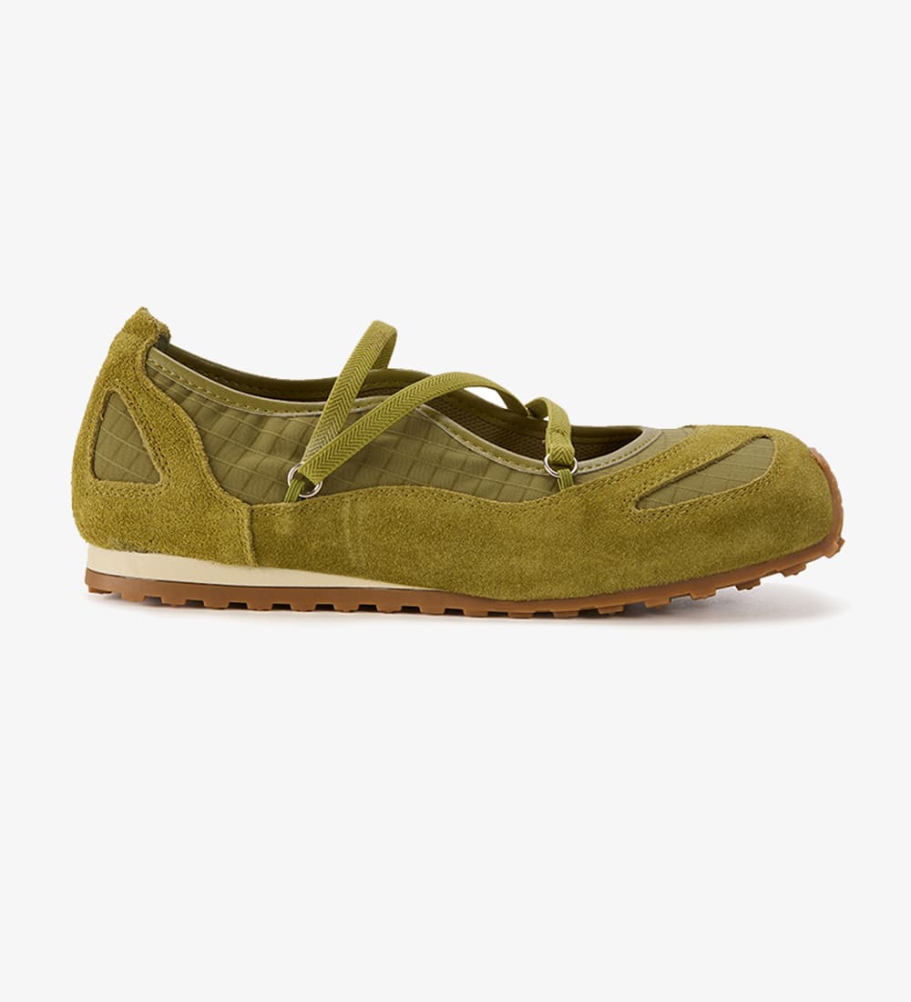 Empress Australia Square Toe Sneakers in green - thumbnail