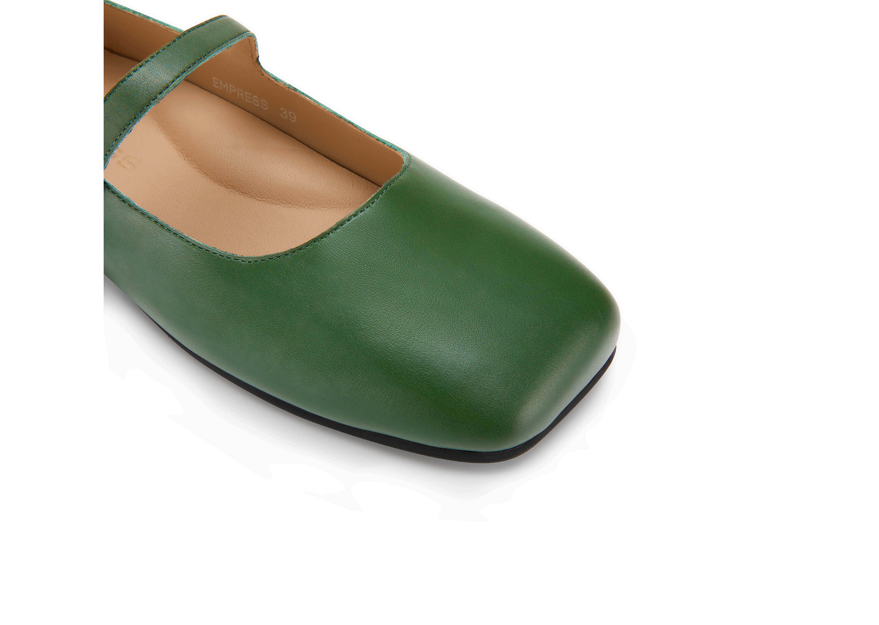 Emerald fashion green mary jane shoes